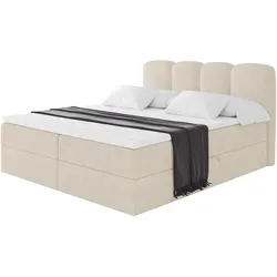 BOXBETT mit Matratze H3 - NINA - 160x200 cm - Beige