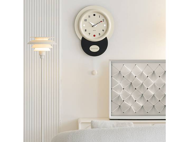 Horloge murale moderne pour salon, horloge simple pour restaurant, horloge murale créative, accessoires de décoration nordique pour hall d'entrée