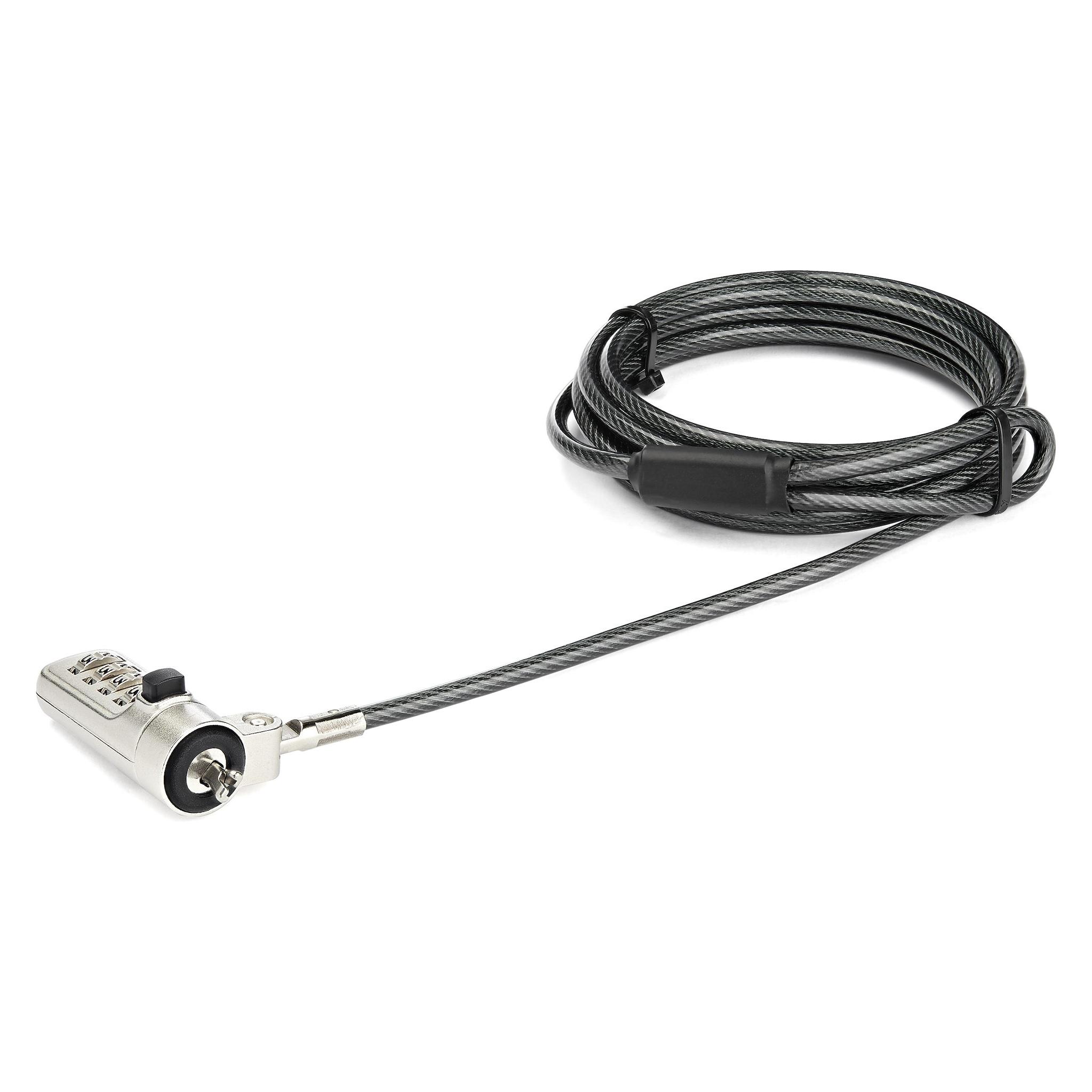StarTech LTLOCKNBL Laptop Sicherheitsschloss (4-stelliges, verstellbares Zahlenschloss, f (LTLOCKNBL)