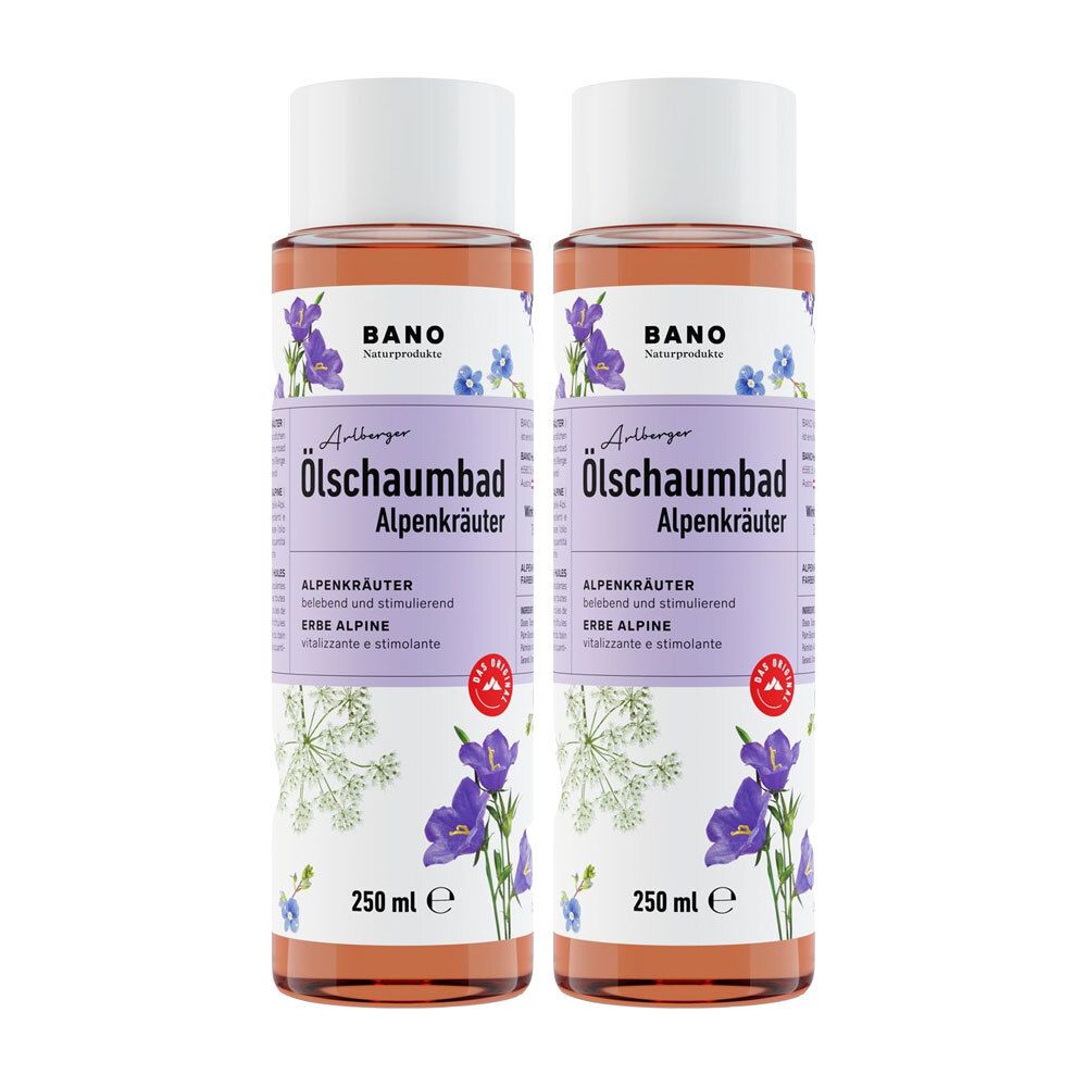 Schaumbad OEL Bano Alpenkr Doppelpack 2x250 ml