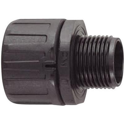 HellermannTyton 166-21007 HG42-S-M40 Schlauchverschraubung Schwarz M40 35.50mm Gerade 1St.