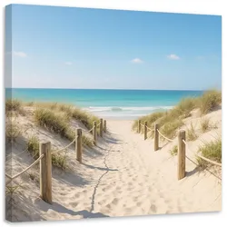 LEINWANDBILD Meer Strand Landschaft 40x40cm
