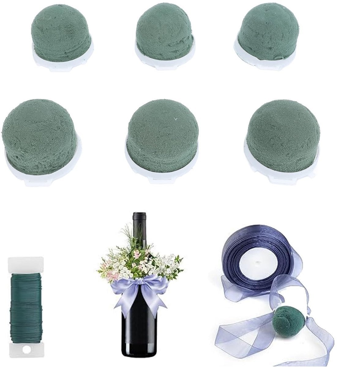 Mini Styrofoam Holder voor bloemstukken - Groen - MTTProducts