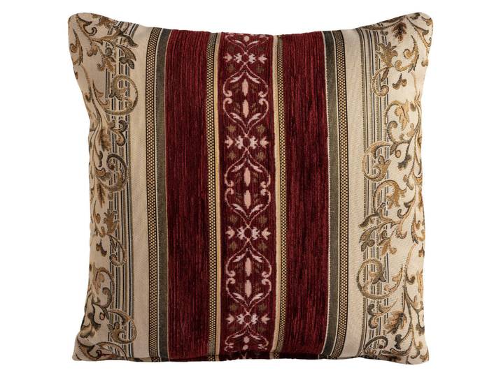 Max Winzer Zierkissen, Rot, Beige, Textil, Streifen, Füllung: Silikon,Silikon, 40x40 cm, Goldenes M, Made in Europe, Heimtextilien, Wohntextilien, Kissen, Zierkissen