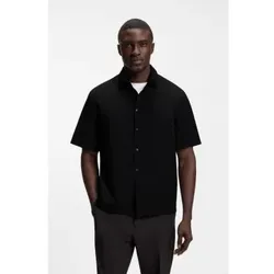 BOSS für Herren. 50559576 Mitglied Shirt schwarz (S), Lässig, Baumwolle, Kurzarm