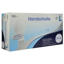 Einmal Handschuhe Vinyl gepudert L