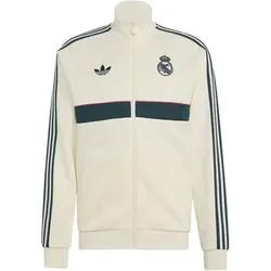 ADIDAS Herren Fanjacke Real Madrid Originals, Größe XS in Braun Braun