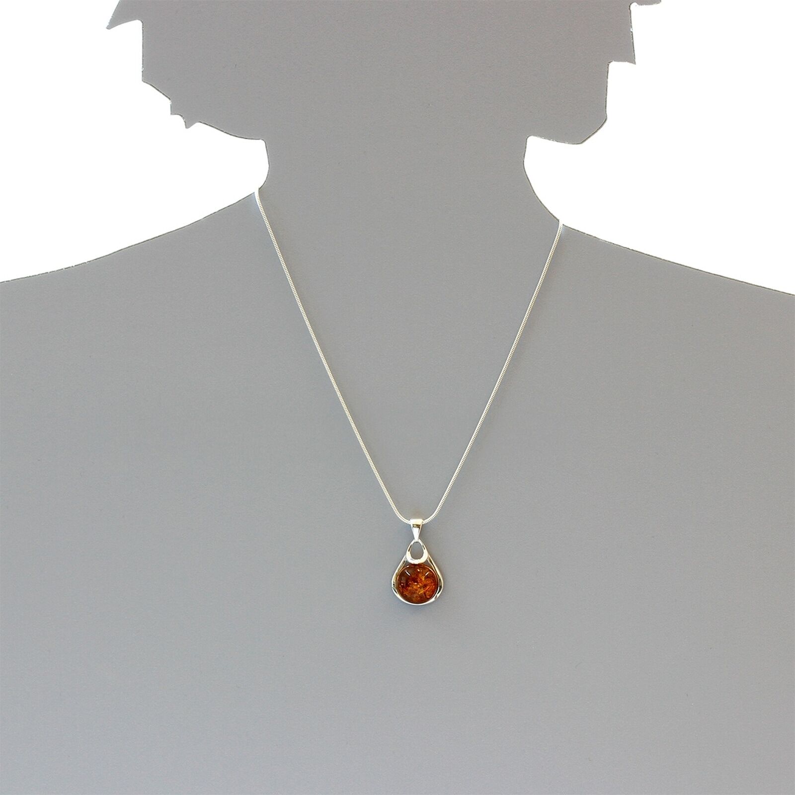 Kettenanhänger OSTSEE-SCHMUCK "Ostsee-Schmuck Anhänger Lina Anhänger Lina", weiß (weiß, neutral), Schmuckanhänger, Damen, 32x20mm, Silber 925 (Sterlingsilber), 3,8 g, Kettenanhänger
