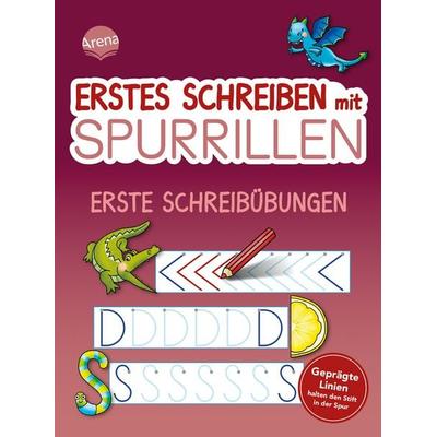 Erstes Schreiben mit Spurrillen. Erste Schreibübungen, Taschenbuch von Helen Seeberg, Arena, 978-3-401-72291-7