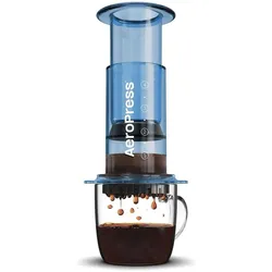 Aeropress Clear Blue, Kaffeebereiter, Blau