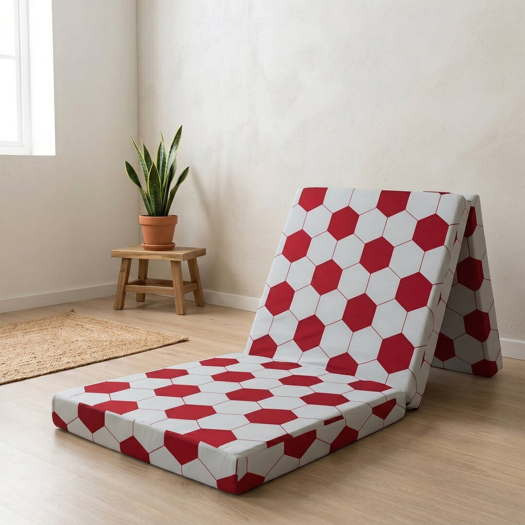 Dull Symple Stuff Foam Mattress Red/White