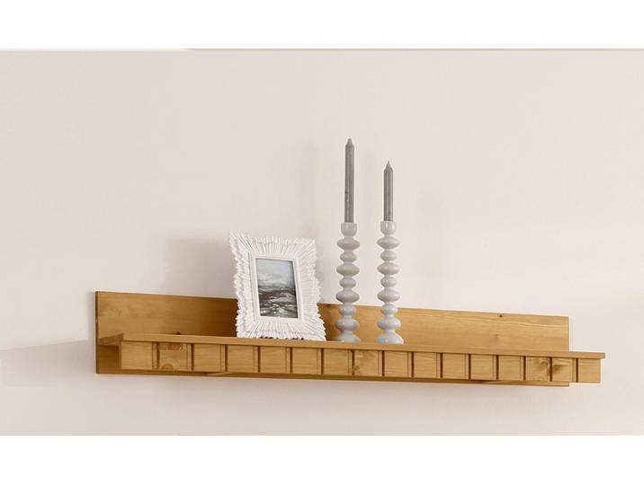 Wandregal OTTO HOME Trinidad , beige (natur, geölt), Regale, Wandregal, Breite 120 cm