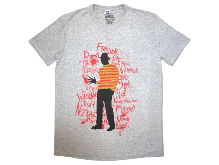 A Nightmare on Elm Street Freddy Scribble T Shirt M