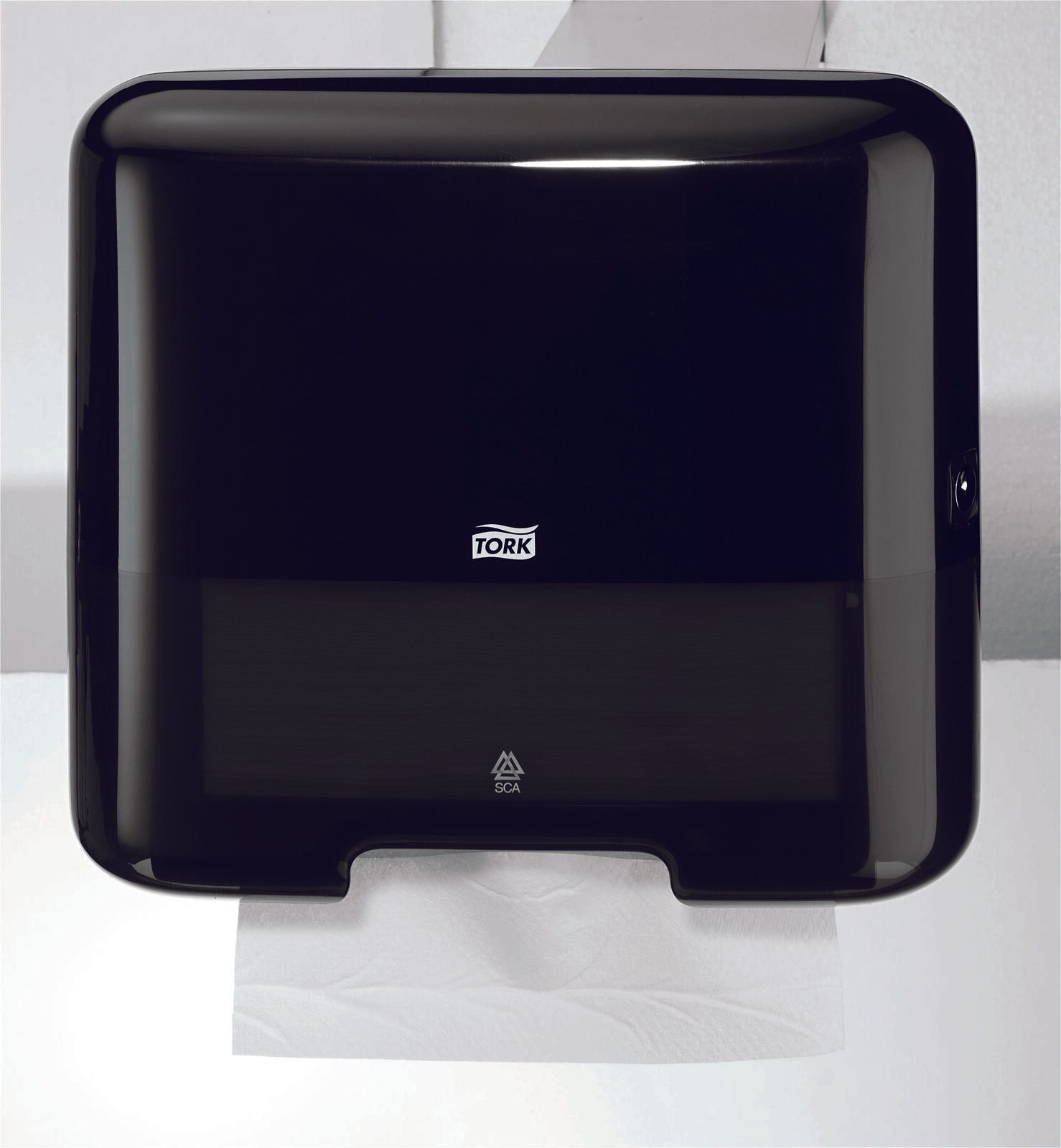 TORK Papierhandtuchspender Elevation H3 Classic Mini 300 Tücher schwarz 553108