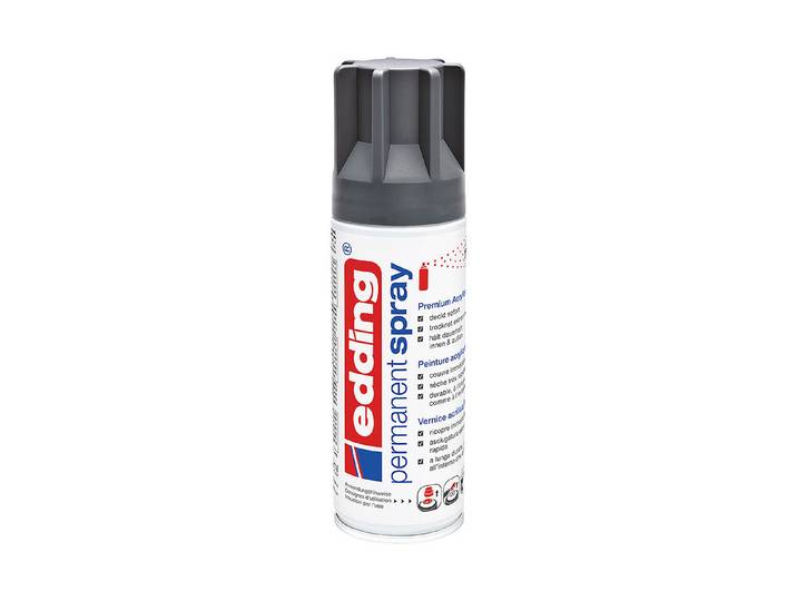 Edding Acryllack Seidenmatt Anthrazit 0.2 l