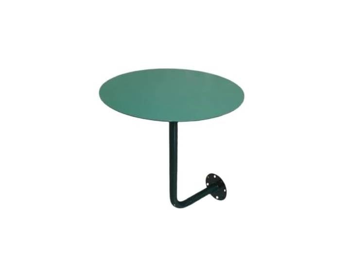 Kleiner Runder Wandtisch Platzsparende Bistrotheke zur Café-Wandmontage(40X45CM green iron)