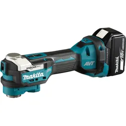 Makita Akku-Multifunktionswerkzeug 18V / 5,0 Ah, 1 Akku + Ladegerät + 44-teiliges Zubehör-Set im MAK - DTM52T1JX2