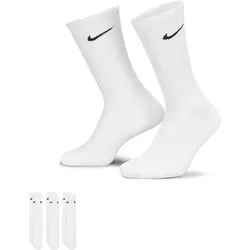 NIKE Herren Socken Value Crew, Größe L in Weiß Weiß