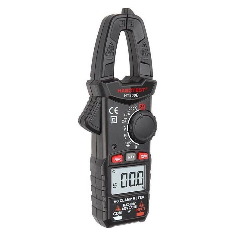 Habotest Digital clamp meter HT200B (CAT III 600V, Zangenstrommesser) (HT200B)