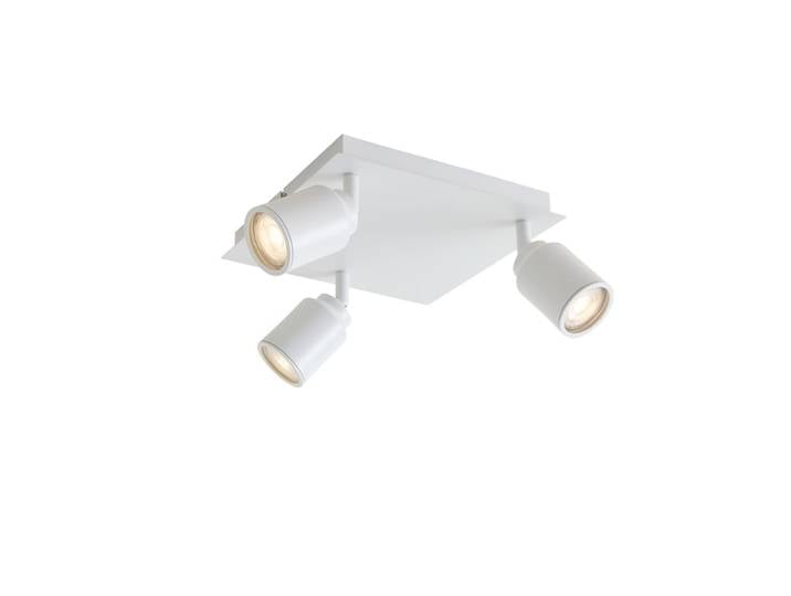 Spot plafond en acier blanc