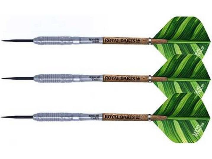 Royal Darts Green Line - Dartpijlen - 22 gram tungsten - Set van 3