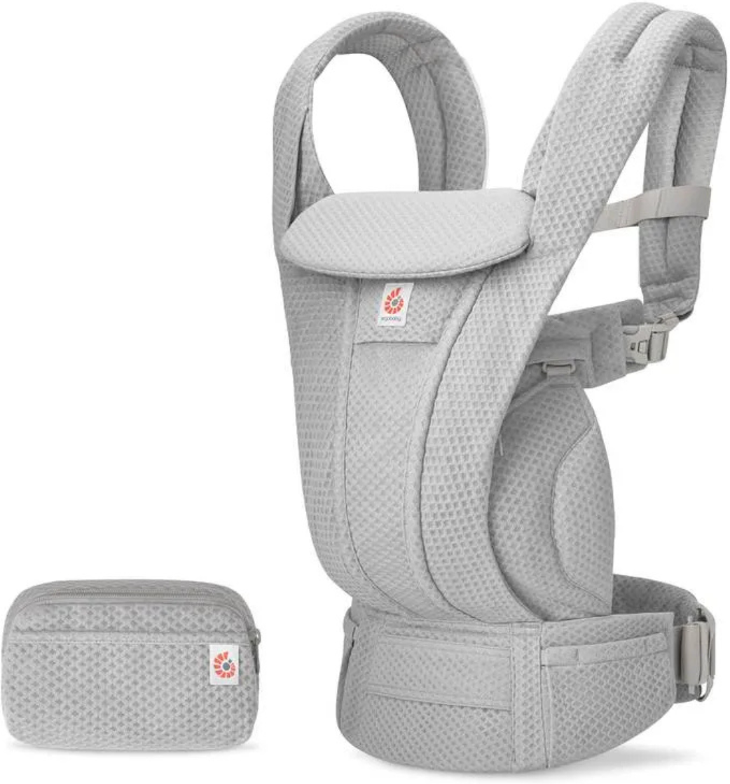 Ergobaby Mochila Portabebés Omni Deluxe Soft Flex Mesh - Pearl Grey