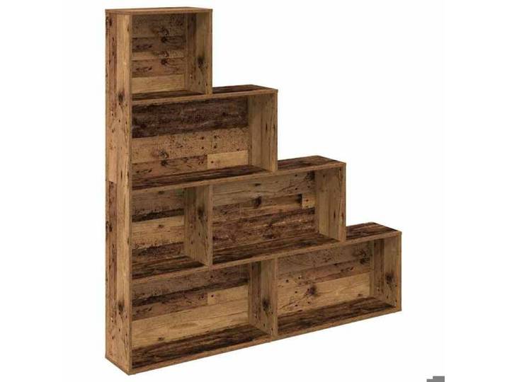 Bibliothèque maison - Bibliothèque vieux bois 157x24x160 cm bois d'ingénierie - 28.7kg _16090