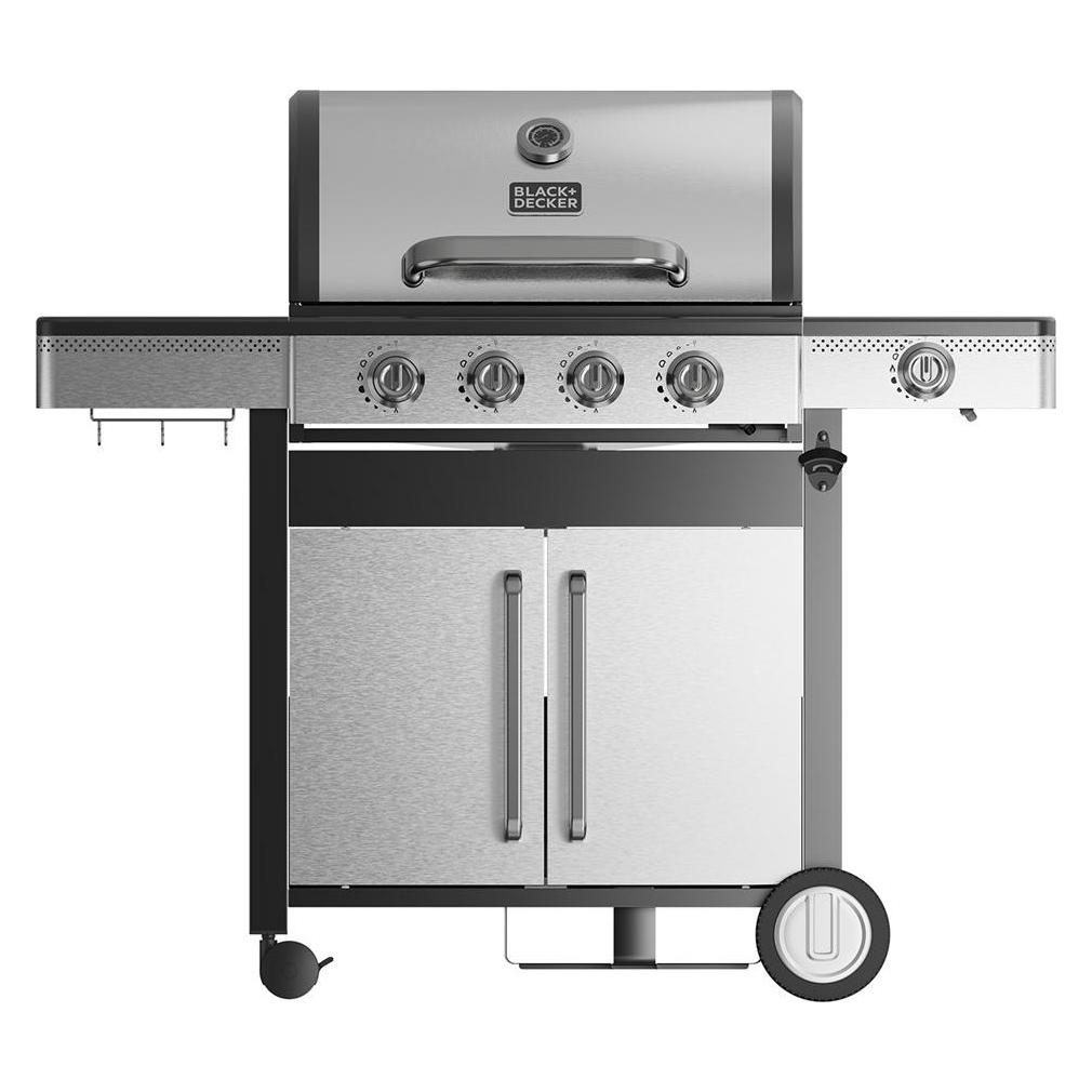 Black & Decker Gasgrill Black+Decker BXOG16550E mit 4 Brennern (16.55 kW) (ES9330130B)