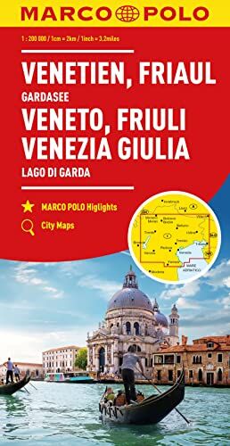 MARCO POLO Regionalkarte Italien 04 Venetien, Friaul, Gardasee 1:200.000 - Preis vom 09.10.2026 07:28:09 h