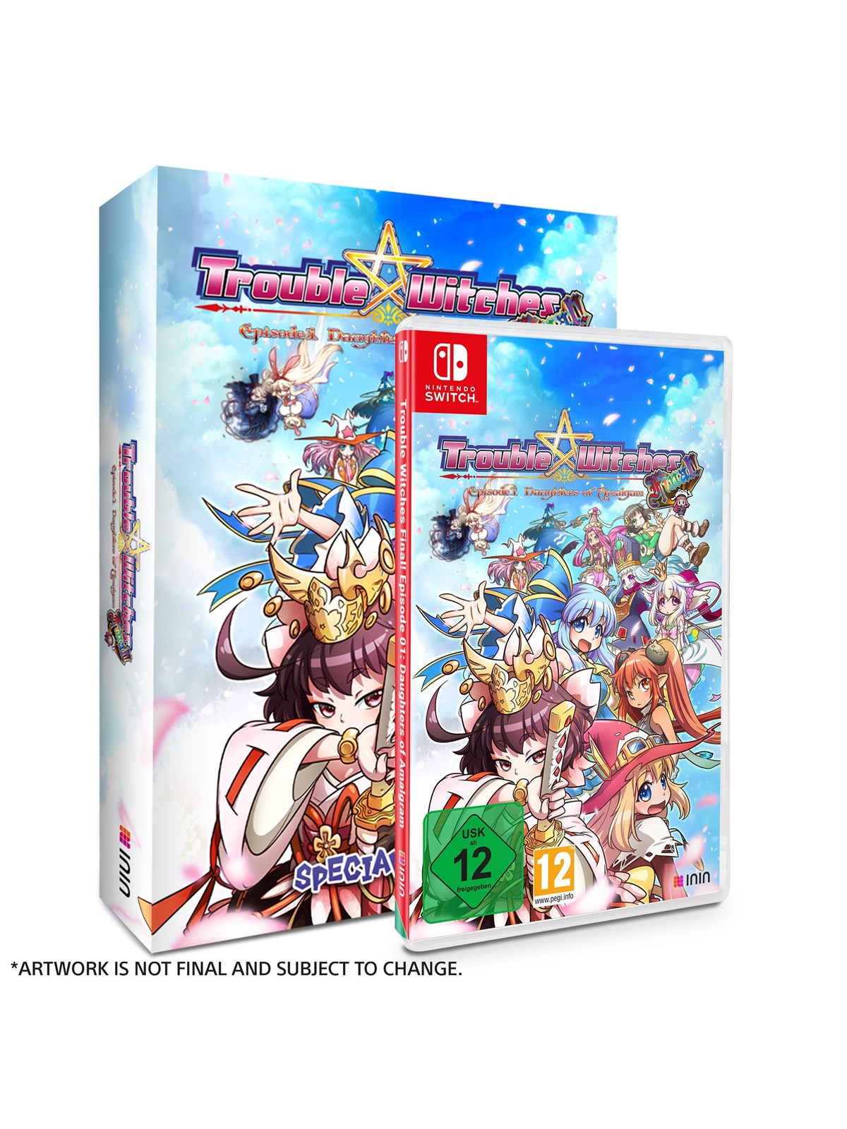 Trouble Witches Final! Episode 01: Daughters of Amalgam Special Edition) - Nintendo Switch - Shoot 'em up - PEGI Unknown