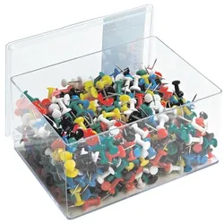 GOWI Office 600er Pack Pinnnadeln bunt mehrfarbig
