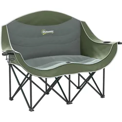 CAMPINGSTUHL Metall Oxfordstoff Grün