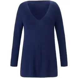 V-Pullover Emilia Lay blau, 44