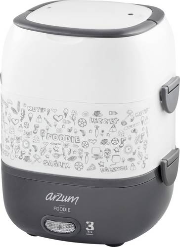 Arzum AR1073W AR1073 Elektrische Lunchbox Weiß