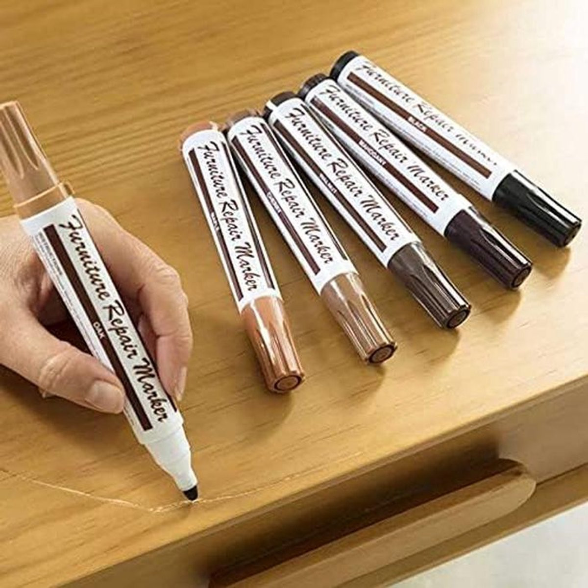 Houten Meubelreparatie Markers Set - Krasverwijderaar voor Hout
