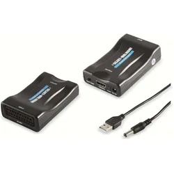 smart HDMI-Konverter SMART-MULTIMEDIA Scart auf HDMI, 1080p, Video Converter