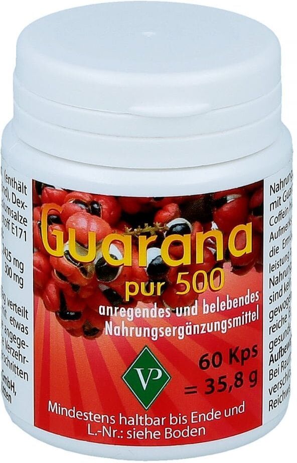 Guarana Pur 500 Kapseln