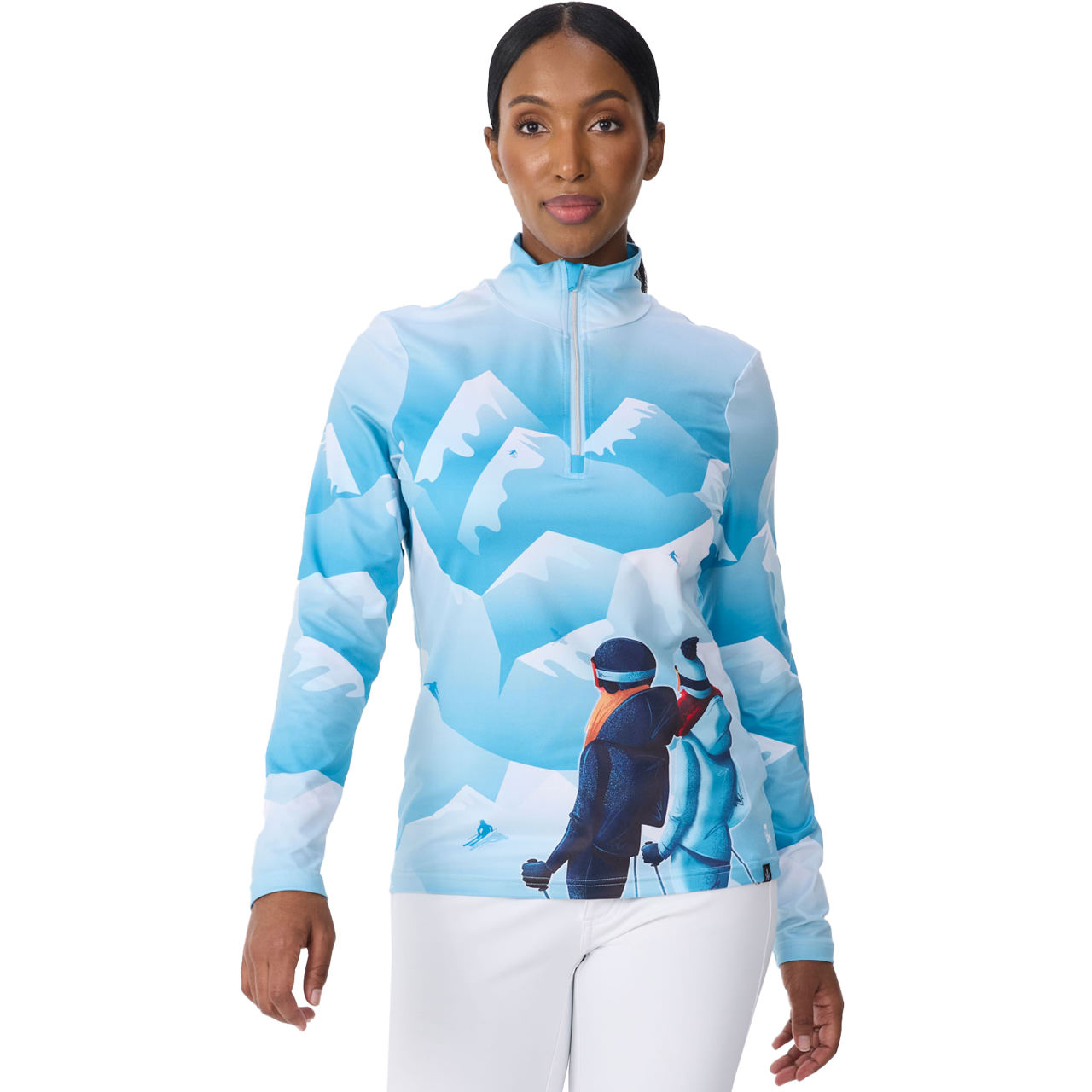 Krimson Klover Damen Skishirt LA VISTA blue - M
