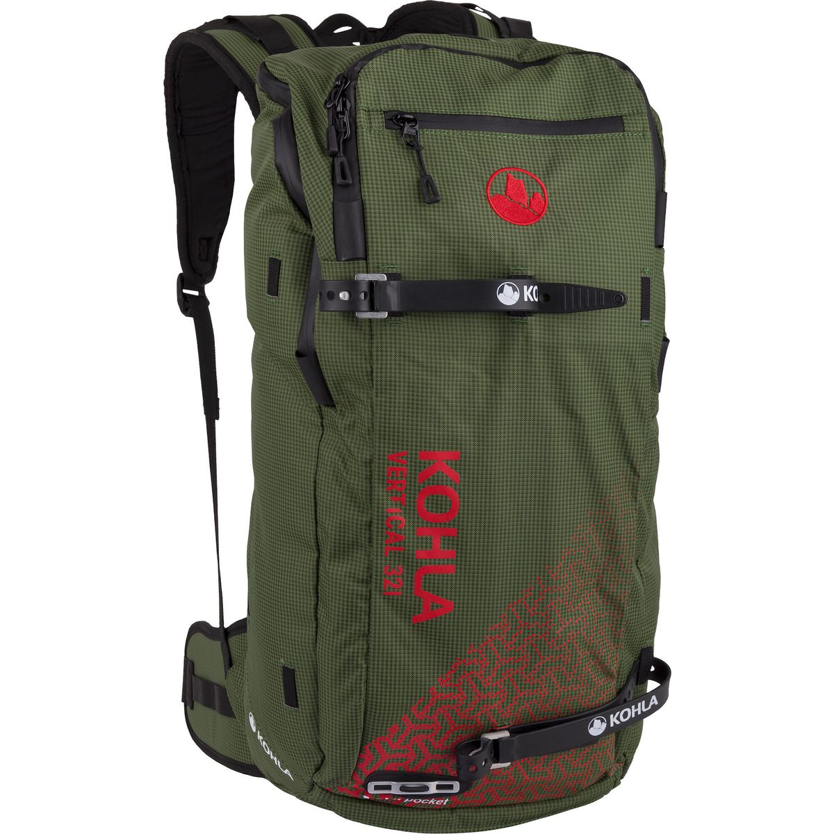 Kohla Rucksack Vertical bronze green 1100064-0317