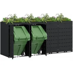 vidaXL, Gartenhaus + Gartenschrank, Nawonina (Blumenkübel Oberteil)