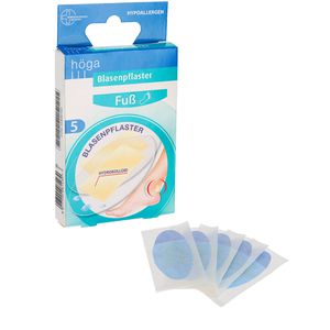 Höga Pflaster Blasenpflaster, 5 Strips, wasserfest, 7 x 3,8cm