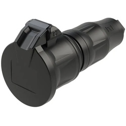 PCE 25732-ss Schutzkontaktkupplung KD nat LED IP54 schwarz Serie TopTaurus2 25732ss