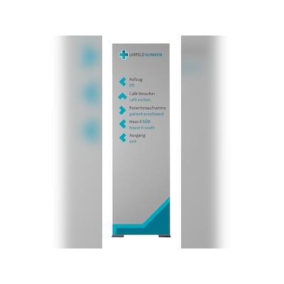 MADRID Silver Line Innenaufsteller, 200 x 60 cm