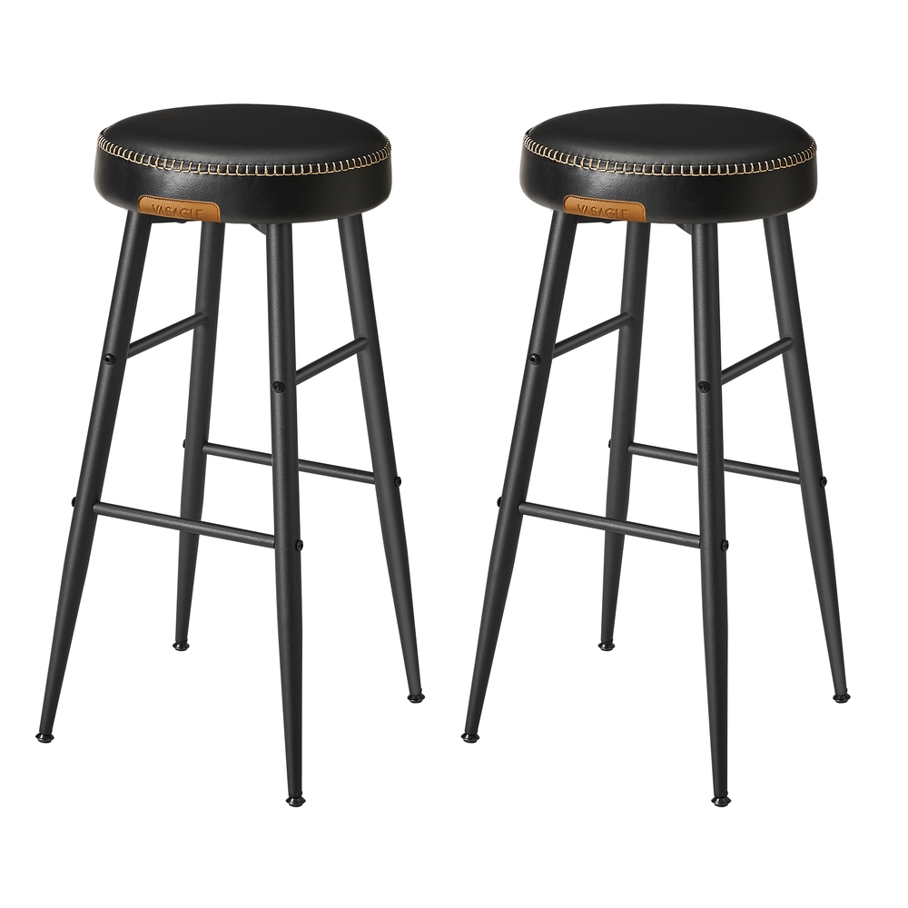 VASAGLE EKHO Kollektion - Barhocker 2er Set basisschwarz LBC090B01V1