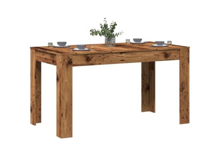 JHQHSM Esstisch, Esszimmertische Esszimmertisch Tisch Küchentisch Dining Table Loungetisch Restauranttisch Geeignet für Restaurant Küche Esszimmer Hotels Altholz-Optik 140x74,5x76 cm Holzwerkstoff