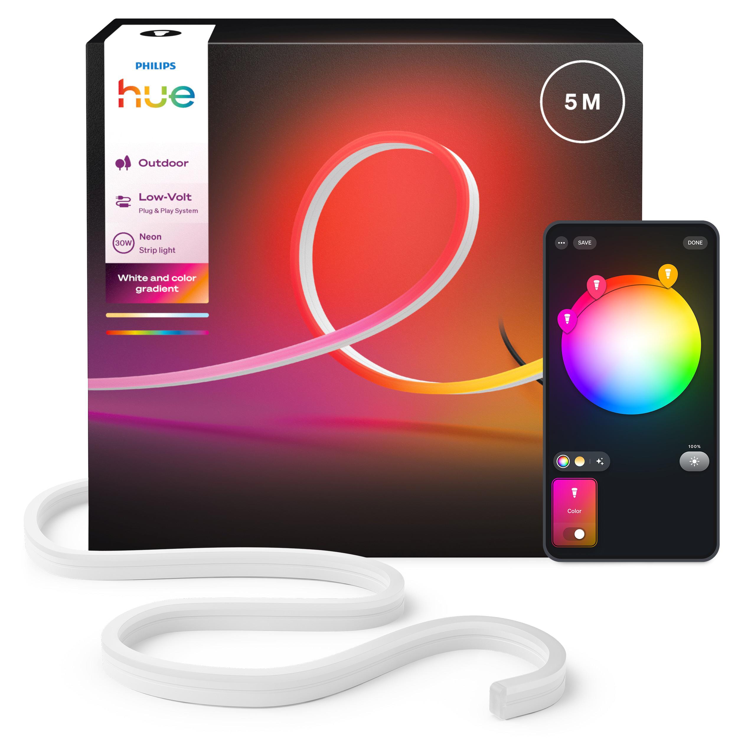 Philips Hue Neon Gradient Outdoor Lightstrip 5m 1100lm 8721103088734