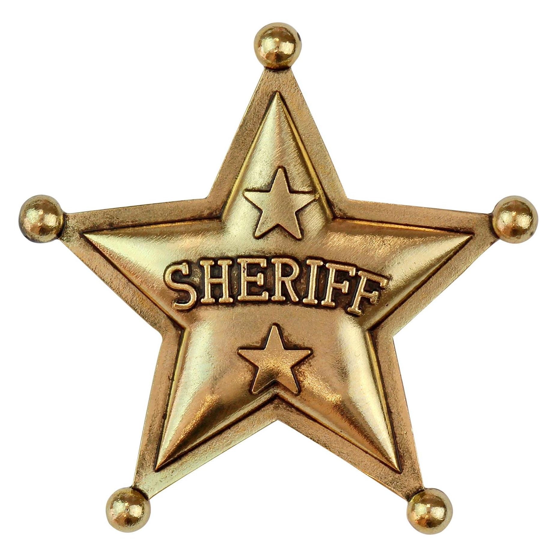 Widmann AUTHENTISCHER SHERIFFSTERN aus Metall (WI03248)