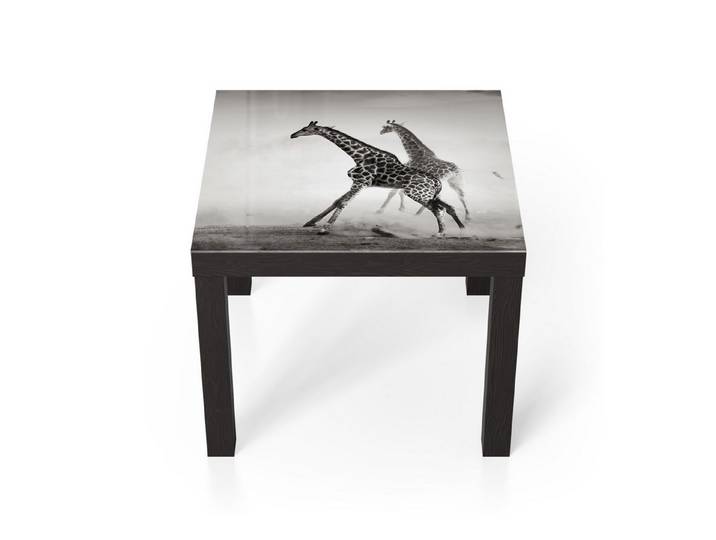 DEQORI Couchtisch 'Grazie der Wildnis', Glas Beistelltisch Glastisch modern