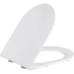 WC-Sitz Amur Compact aus Duroplast, Softclose, passend für D0055586 Evenes