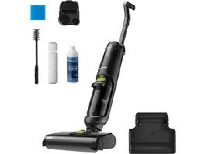 Aspirateur laveur robot - LAMPESECOENERGIE - NEW400 - Sans fil 30 min - Double réservoir 600/400 ml - Autonettoyant